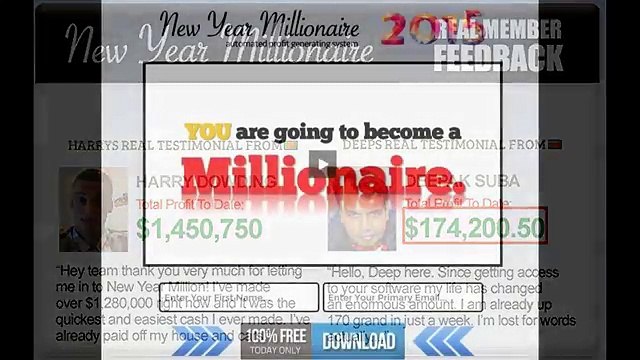 Does New Year Millionaire scam or really work ? Honest Review