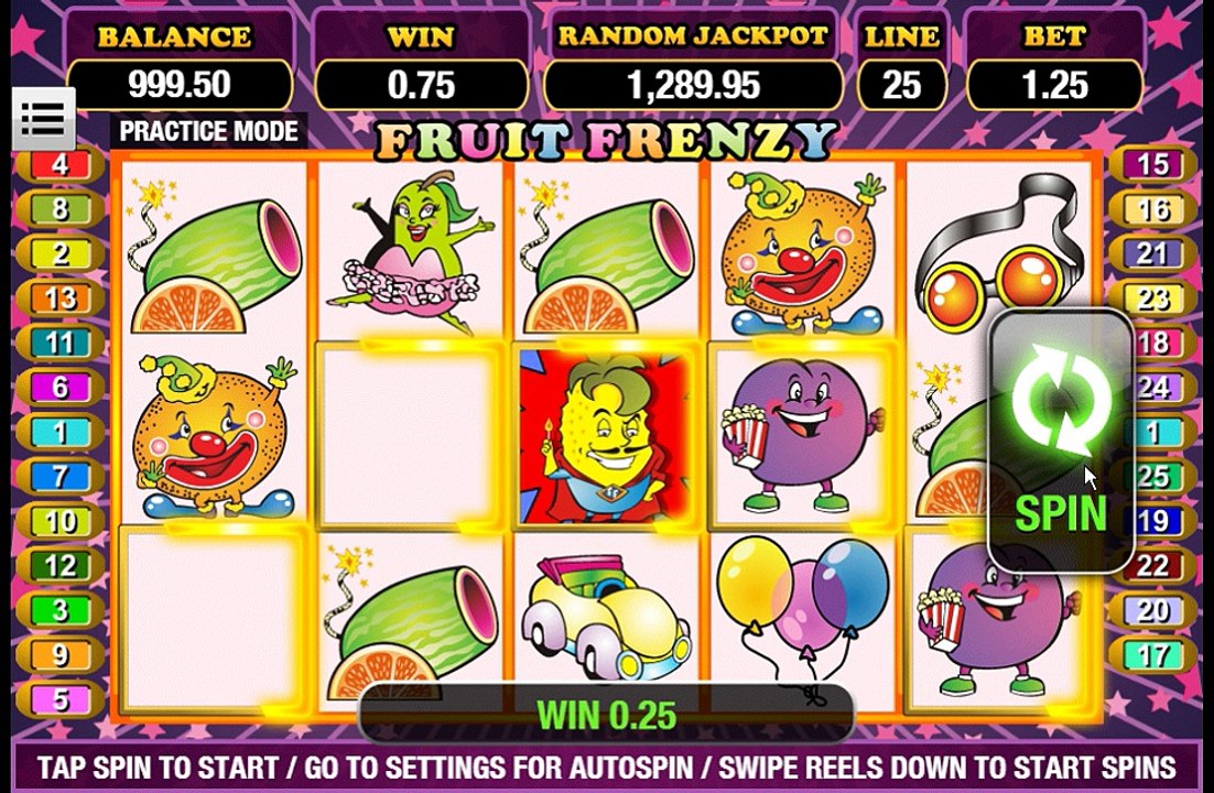 Fruit Frenzy USA MOBILE $22 No Deposit Casino Bonus