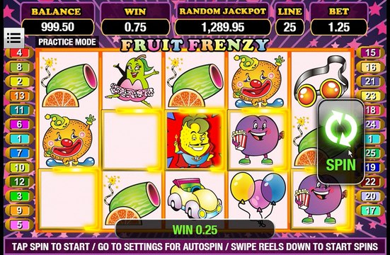 Fruit Frenzy USA MOBILE $22 No Deposit Casino Bonus