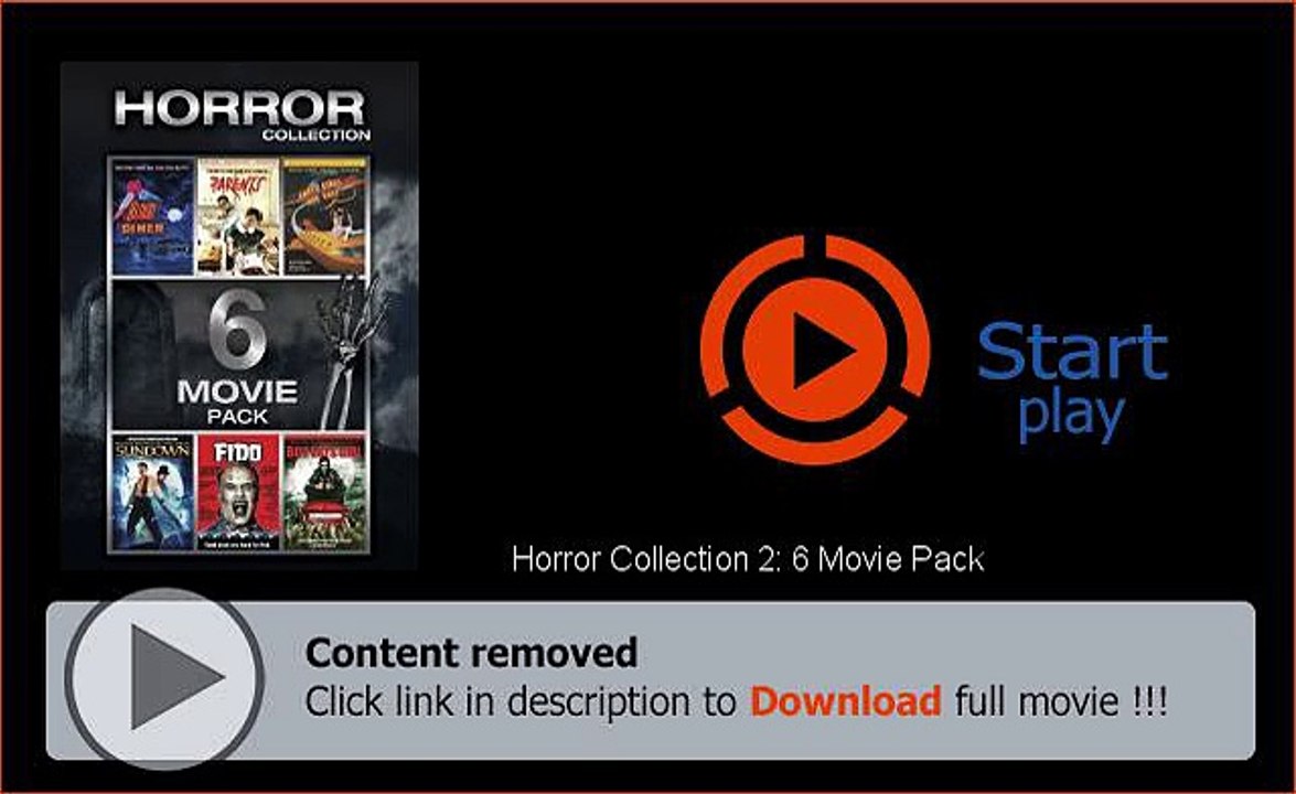 Horror Collection 2: 6 Movie Pack Movie Stream Or Download