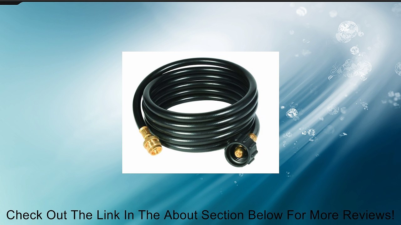 Camco 59825 12' Propane Hose Assembly - Acme x 1"-20 Male Throwaway Cylinder Thread Review