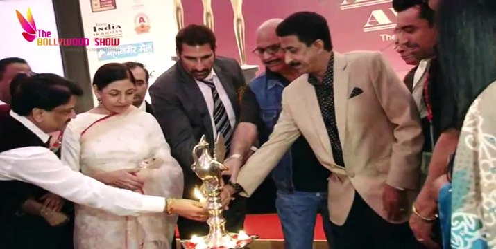 Hrishitaa Bhatt, Ajaz Khan, Ravi Kishan Inaugurates Golden Achiever Awards 2015 !