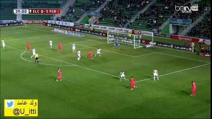 هدف برشلونة الثاني على التشي -  سيرجي روبيرتو