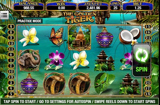 Golden Tiger USA MOBILE $22 No Deposit Casino Bonus