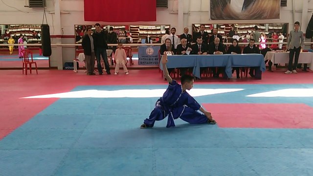 Okul Sporları Wushu tao Türkiye Şampiyonası 2014 2015 şampiyonu Oğuzhan KERENCİLER