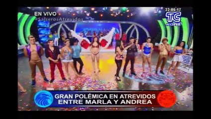 Atrevidos: Polémica entre Marla y Andrea.