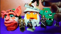 Lord of the Rings Surprise Egs Play Doh Frodo,Sam,Gandalf,Ork.