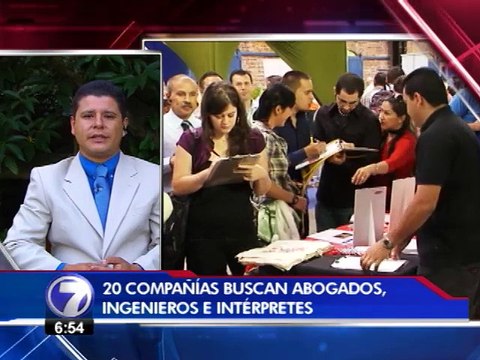 Feria laboral ofrece 1.700 puestos de trabajo