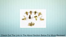 8pc. Small Brass Trunk Corners with Mounting Screws Review