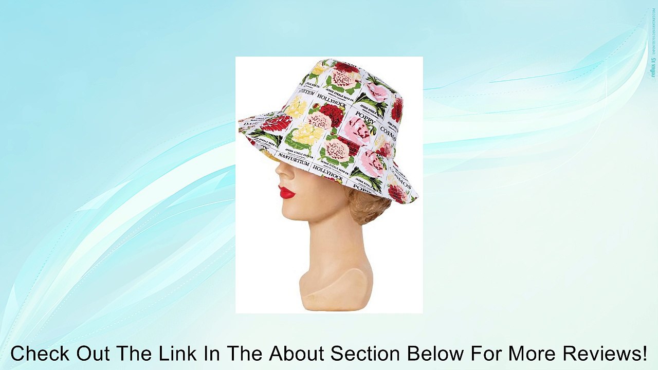 Jessie Steele Vintage Seed Packets Farmer's Market Garden Hat Review