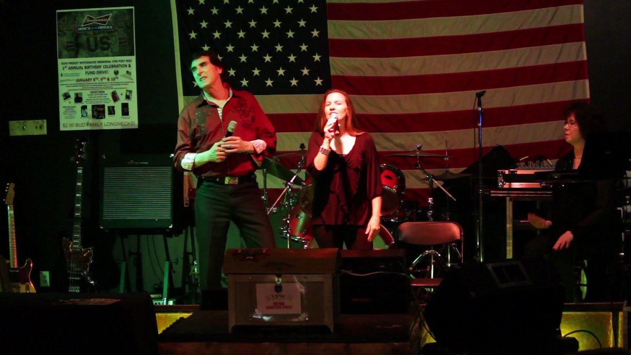 Gary Abbott & Lisa Marie sing For The Heart Elvis Presley VFW 2015