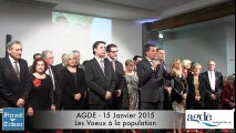 AGDE - 2015 - VOEUX 2015 : Cinq  personnalités mises à l'honneur en VILLE D'AGDE