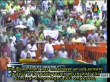 Honduan public employees protest for better working conditions