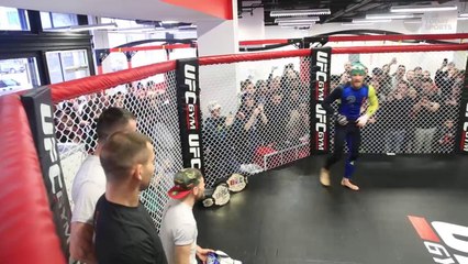 Conor McGregor's epic, avant-garde open workout in Boston