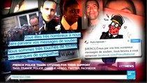 French police thank citizens for their support