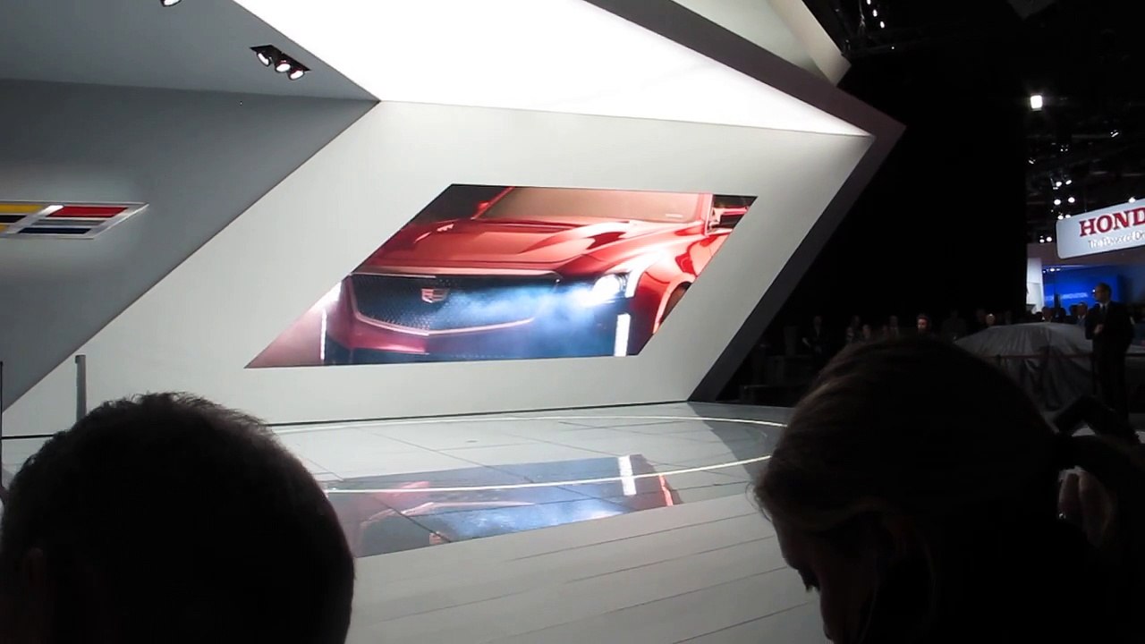 Johan de Nysschen offers a first look at the 2016 CADILLAC  CTS V Intro at NAIAS 2015 -- 640HP 200MPG