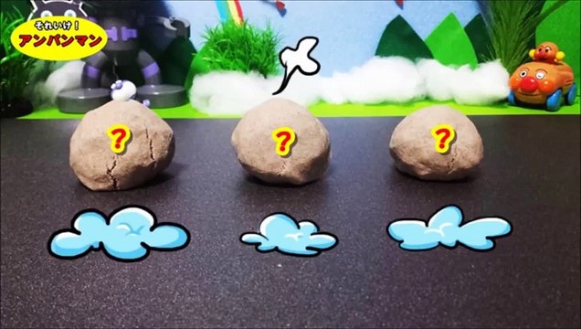お砂deびっくらたまご❤アンパンマン アニメ＆おもちゃ Anpanman Toys surprise eggs