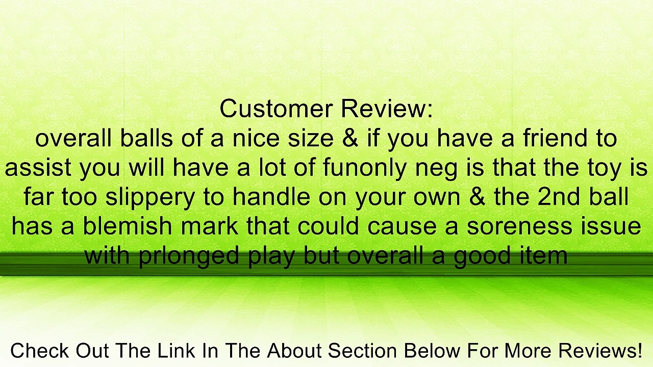 Master Series Black Baller Anal Beads Review
