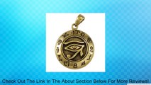 Bronze Egyptian Udjat Eye of Horus Ra Pendant - Egyptian Kemetic Jewelry Review