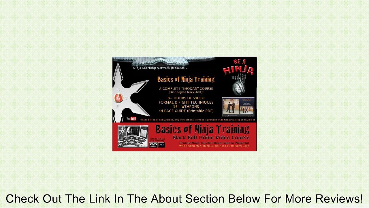 DVD: "Basics of Ninja Training" Ninjutsu Blackbelt Video Course (Bujinkan) on 9 DVD Discs Review