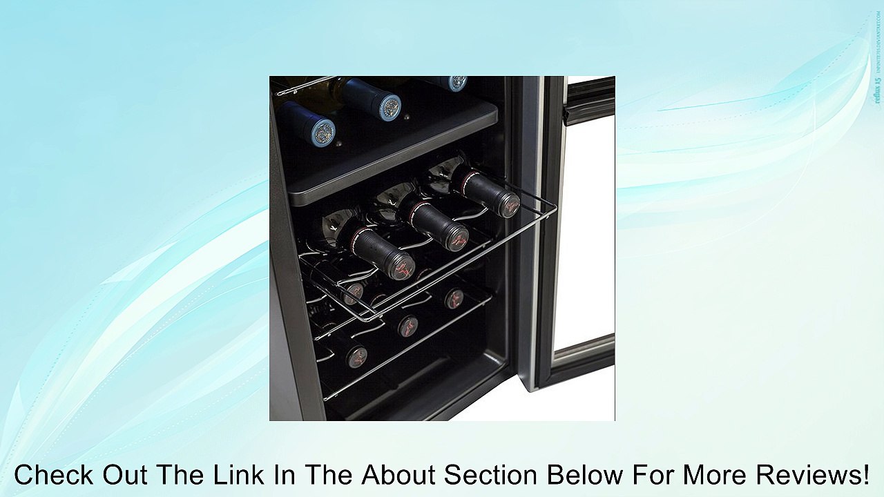 Koldfront 18 Bottle Dual Zone Thermoelectric Wine Cooler - Silver/Black Review