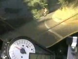 Accident moto vitesse