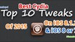 Top 10 Cydia Tweaks Of 2015 For iPhone 6 plus,6,5s,5,4s,iPad Mini&iPod On iOs 8.1.2, 8 &7