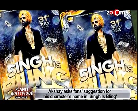 Akshay Kumar asks fans’ suggestion for his character’s name in ‘Singh Is Bling’