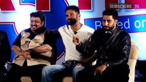 Abhishek Bachchan, John Abraham, Paresh Rawal, Suniel Shetty at the launch of Hera Pheri 3   Part 2