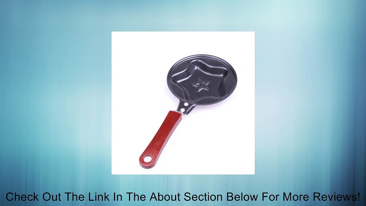 Black Metal Star Shape Egg Pancake Mini Non Stick Pot Fry Frying Pan Review