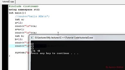 C++ in Hindi -3 Modify Variables