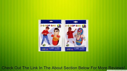 3D BOP BAG Wrestler or Pirate Inflatable Toys Blowup 36" (1 Random Style) Review