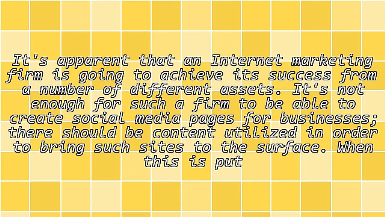 Different Content From An Internet Marketing Firm