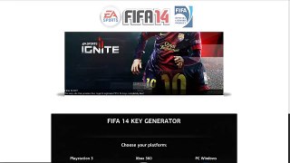 FIFA 14 Keygen générateur de cle PC, PS3, XBOX360