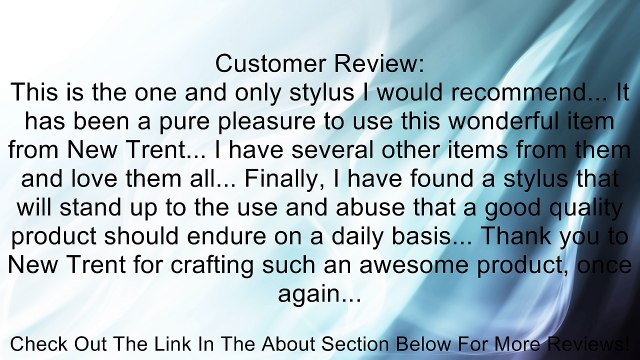 Stylus Pen, New Trent Arcadia (2PCS) Clickpen Stylus/Styli with [Micro-Knit Tip] [Retractable] for all capacitive Touchscreen Smartphones and Tablets. [TwinPack: Black + White] Review