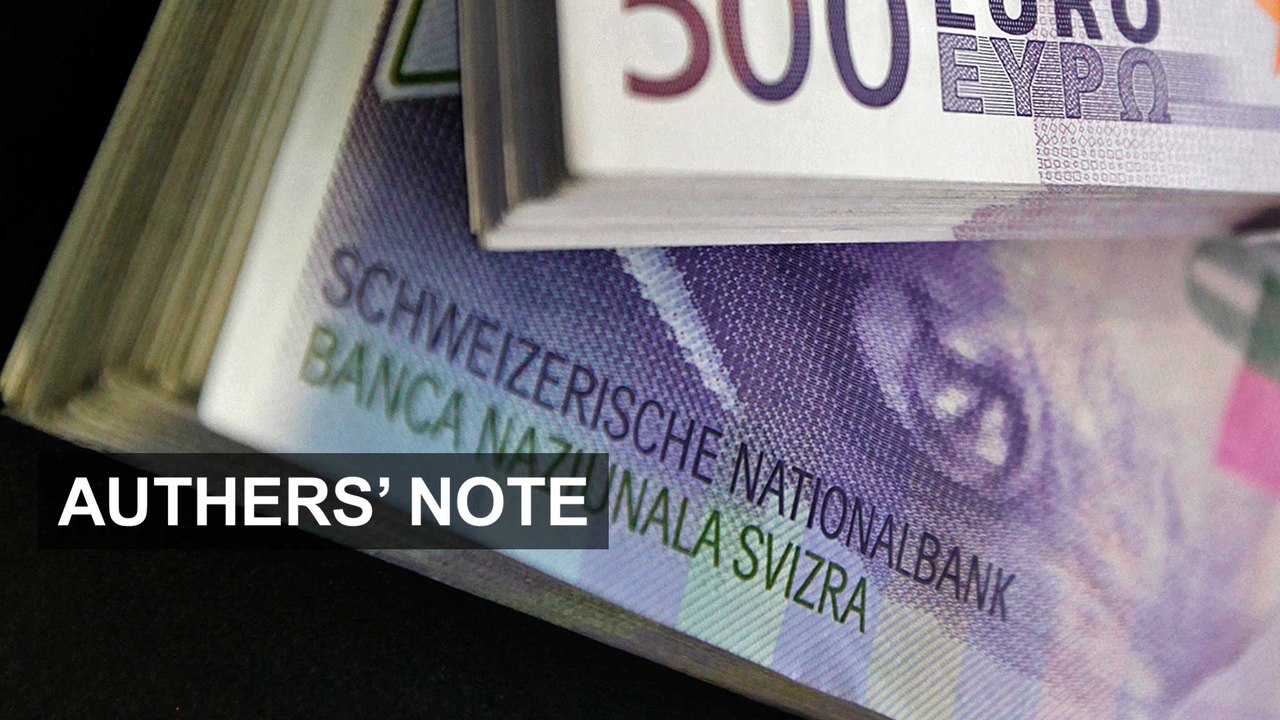 Falling through the franc's floor