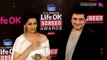 Red Carpet 21st Annual Life Ok Screen Awards   Sonali Bendre & Goldie Behl