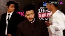 Red Carpet 21st Annual Life Ok Screen Awards   Ritesh Deshmukh