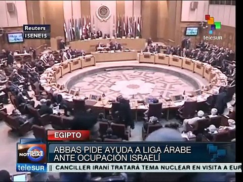Abbas pide ayuda a la Liga Árabe para poner fin a ocupación israelí