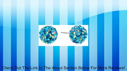 Descargar video: Sterling Silver Aurora Borealis Crystal Ball Studs (8mm) Review