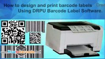 How to design & print barcode labels by using Laser Printer