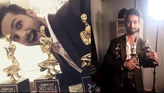 Shahid Kapoor WINS 3 Awards @ Life Ok Screen Awards 2015
