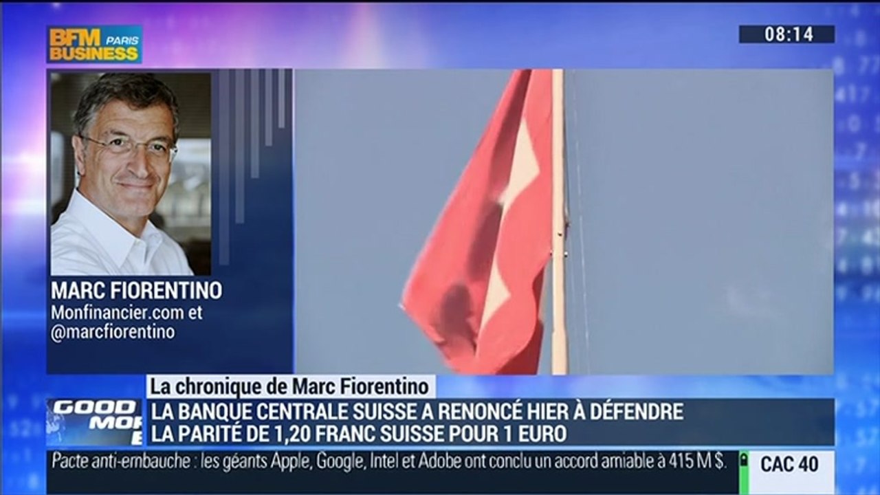 Marc Fiorentino: Abandon du taux plancher par la BNS: un nouveau "black swan" - 16/01