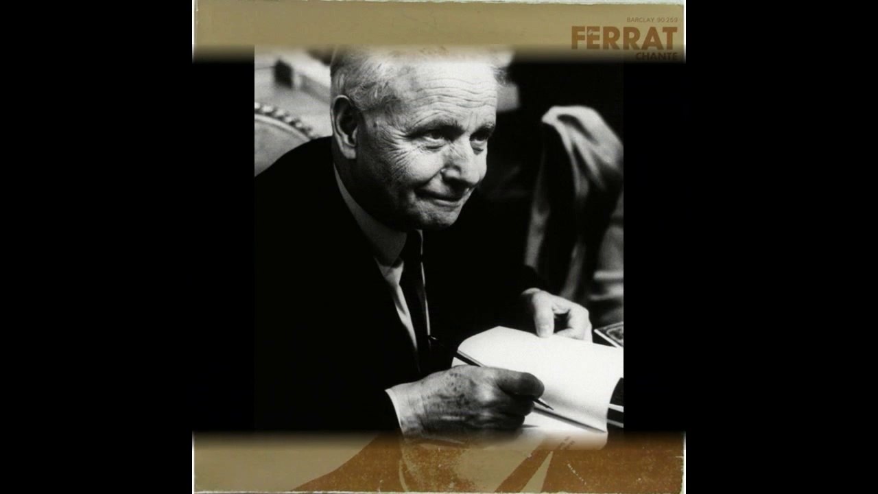 Jean Ferrat-J'entends j'entends (poème d'Aragon)