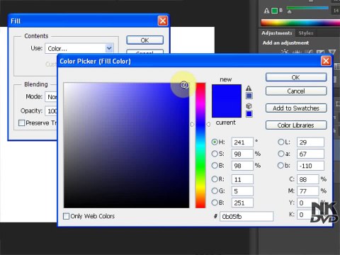 Fill Layers - Adobe Photoshop CS6 (Urdu & Hindi) Tutorial Part 12