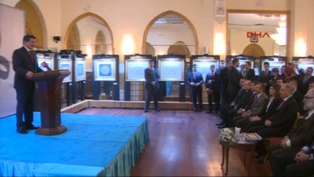 Başbakan Davutoğlu Hasan Çelebi Sergisinin Açılışına Katıldı 2