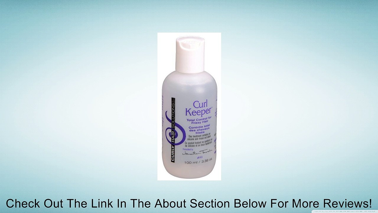 Curly Hair Solutions Curl Keeper, 3.38.0 fl. oz. Review