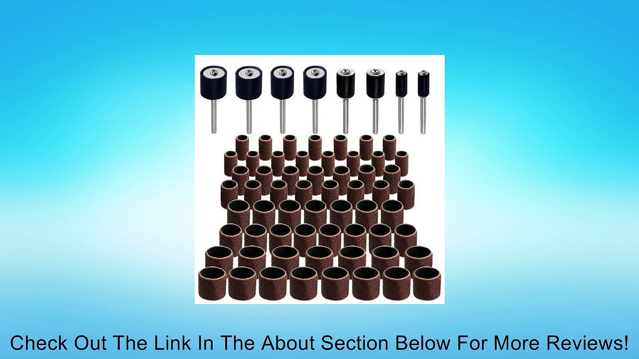 Jumbo 51pc Drum Sanding Kit - Fits Dremel - Includes Rubber Drum Mandrels - 1/2, 3/8 & 1/4" Review