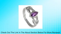 Sterling Silver Woven Celtic Knot Amethyst Gemstone Ring (sz 4-15) Review