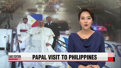 Pope Francis begins first full day in Philippines